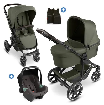 Obrázek produktu pro Sada kočárku ABC Design Sierra All in One včetně autosedačky Tulip, barva kočárku: Pea