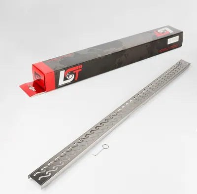 Produktbild von Duschrost Doppelwelle Ablaufabdeckung Abdeckgitter für 1200 x 70mm Duschrinne
