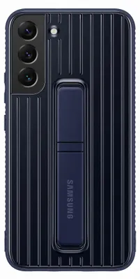 Image de Coque renforcée Samsung Galaxy S22+ 5G Fonction Stand Bleu Marine Samsung
