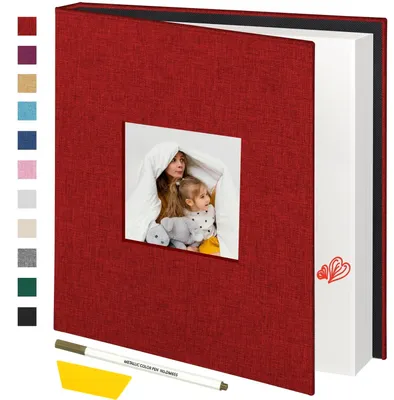 Imagen del producto de Álbum de fotos autoadhesivo de gran tamaño, con 40 páginas