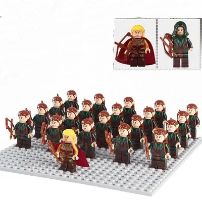Obrázek produktu pro Sada 21 kusů figurek - Pán prstenů Elfské stráže z Mirkwoodu.