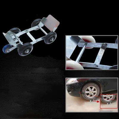 Obrázek produktu pro Nouzový vozík pro přepravu kol s 5 koly – pomocný vozík pro přepravu kol s defektem, určený pro těžká kola, motocykly a tříkolky