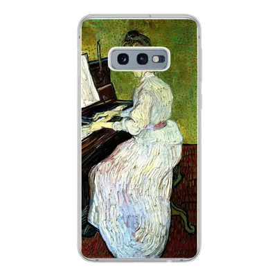 Produktbild von MuchoWow® Handyhülle Schutzhülle Hülle für Samsung Galaxy S10e Marguerite Gachet am Klavier - Vincent van Gogh Silikon Softcase Handy Hülle - Handy