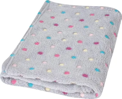 Immagine prodotto di Coperta 75x100 MILLY Grigio a pois