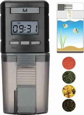 Produktbild von Automatischer Futterspender für Aquarienfische mit Timer für Fischfutter für Aquarien