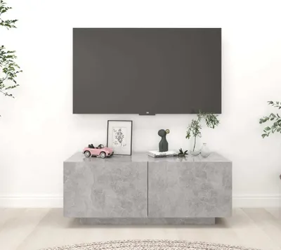 Produktbild von The Living Store TV-Schrank Betongrau 100x35x40 cm Holzwerkstoff