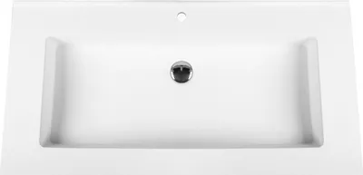 Produktbild von Veroni Solid Surface Mineralguss Waschbecken Waschtisch 100cm