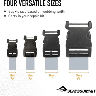 Produktbild von Sea to Summit Field Repair Buckle - 15mm Sid Black -
