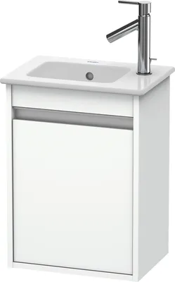 Produktbild von Waschtischunterbau KETHO 550x400x285mm Anschlag links weiß matt Anschlag links weiß matt