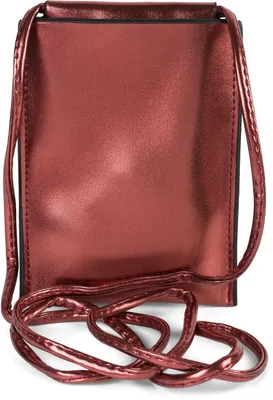 Produktbild von styleBREAKER Damen Handy Umhängetasche in Metallic, Schultertasche, Handy-Tragetasche, Mini Bag 02012307