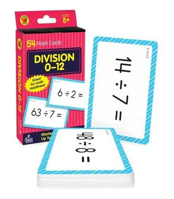 Produktbild von Division 0 to 12 Flash Cards