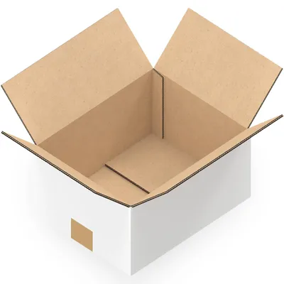 Produktbild von KK Verpackungen 500 Stück Versandkartons 485 x 385 x 250 mm Kartons 2-wellig, Faltkartons in Weiß