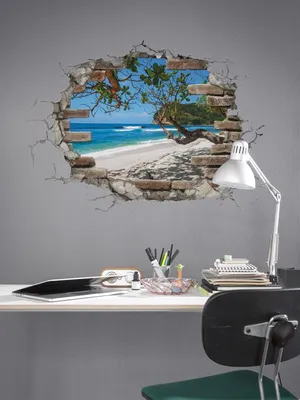 Produktbild von Komar Deco-Sticker "Break Out", bunt, 50 x 70 cm; 17054h