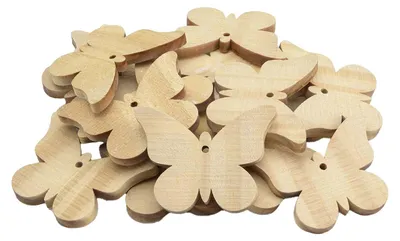 Produktbild von Große Holzschmetterlinge, 20 Stück