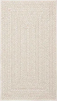 Produktbild von vidaXL Teppich ZIZUR Creme 60x110 cm Jute-Optik Indoor und Outdoor