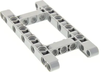Immagine prodotto di 1x mattoncino Lego Technic 5x11 nuovo grigio chiaro braccio di sollevamento 41999 4540797 64178