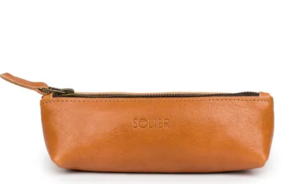 Obrázek produktu pro Kožený penál Solier SA51 camel