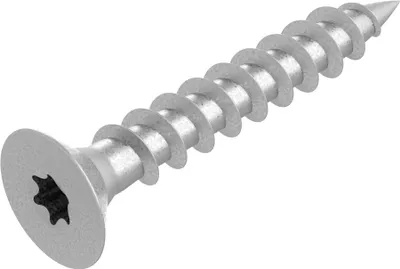 Obrázek produktu pro Šroub do dřevotřísky SECCARO 6 x 40 mm, pozinkovaná ocel, plný závit, TX / šestihranný, 200 ks