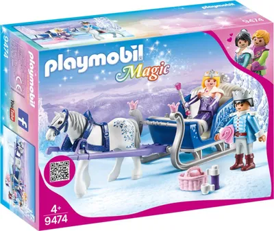 Image de PLAYMOBIL 9474 Traîneau avec couple royal
