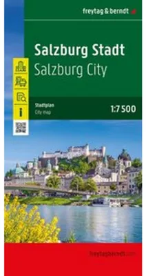 Zdjęcie produktu dla Plan miasta Salzburg, wydawnictwo freytag & berndt, skala 1:7500