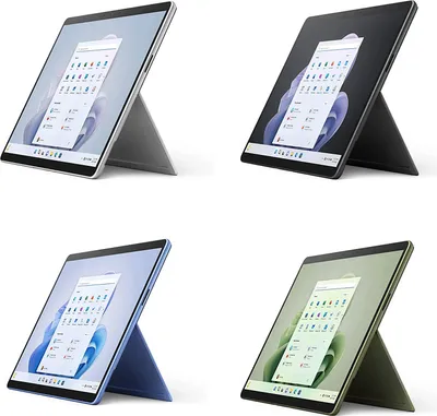 Produktbild von Microsoft Surface Pro 9 Platinum, Intel i5-12. Gen, 8 GB, 256 GB SSD 2in1 Convertible, Farbe:Graphite