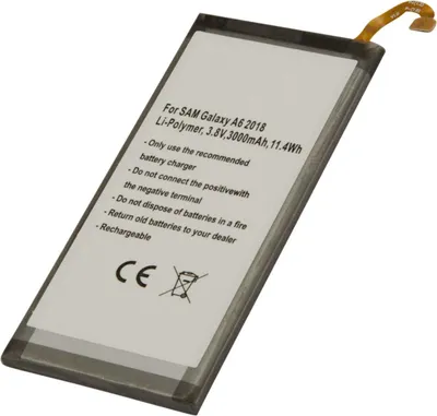 Obrázek produktu pro Avizar, Li-Polymerová baterie 3000mAh kompatibilní s Galaxy A6 2018, šedá