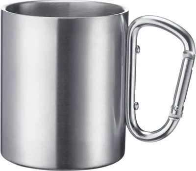 Produktbild von Westmark Edelstahltasse mit Karabinerhenkel, 300 ml, 61542270