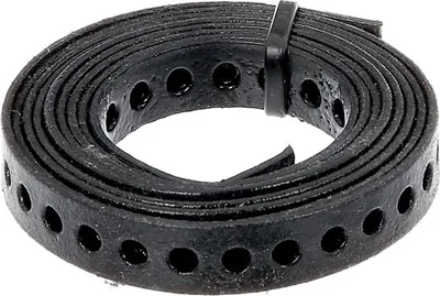 Image de Bande perforée Alberts® noire plastifiée largeur 17 mm longueur 1,5 m