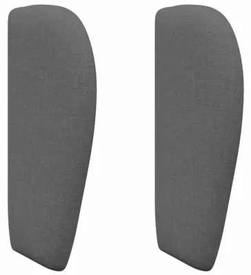 Immagine prodotto di vidaXL Testiera con orecchie, grigio scuro, 40 x 23 x 6 cm, tessuto