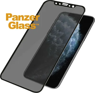 Productafbeelding van PanzerGlass Apple iPhone X/Xs/11 Pro beschermglas, privacybescherming, rand tot rand, zwart