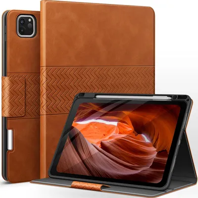 Obrázok produktu pre AUAUA iPad Pro 11 Sleeve 2022/2021/2020/2018PolyuretánLeather Smart Cover Brown