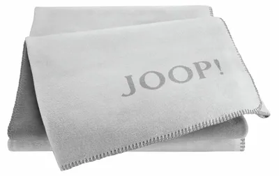 Produktbild von Joop Wohndecke UNI-DOUBLEFACE - grau