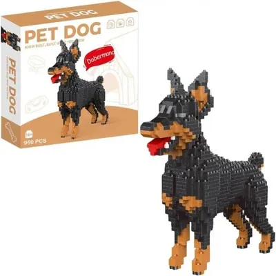 Zdjęcie produktu dla Mini klocki doberman 950el - Trifox