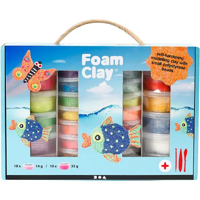 Produktbild von Foam Clay® Geschenkbox, Sortierte Farben, 1 Set [HOB-98112]