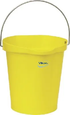 Immagine prodotto di Secchio VIKAN da 12 litri completamente conforme alle norme HACCP, giallo 6