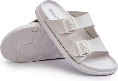Produktbild von Leichte Herren-Sandalen mit Schnallen Big Star NN174594 Weiß 43