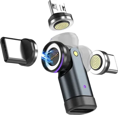 Produktbild von INF 540° Drehbarer USB auf Typ-C Adapter (Max 18W) - Aluminiumlegierung