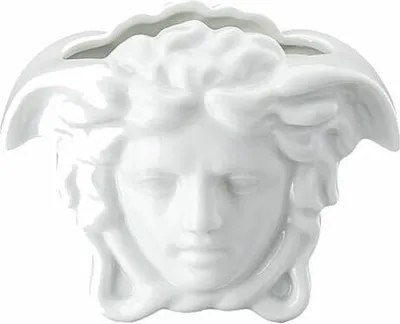 Image de Rosenthal Versace Vase Medusa Grande White, Porzellan, 9 cm, 14493-800001-26009