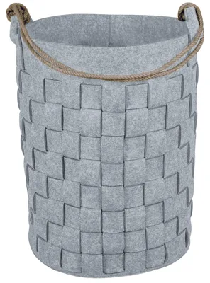 Zdjęcie produktu dla Spirella 7610583201454, 70 l, Okrągły, Filc PET, Szary, 400 mm, 550 mm