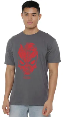 Image de T-shirt unie Marvel Webhead, taille M – Gris anthracite
