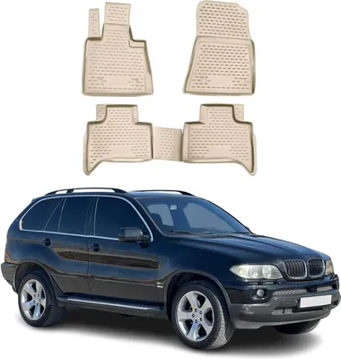 Immagine prodotto di 1999-2006 BMW X5 E53 Tappetini TPE Beige 4 pz