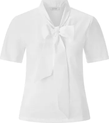 Produktbild von Rich & Royal (4) Mat Mix T-Shirt with Bow, white 100 100 L