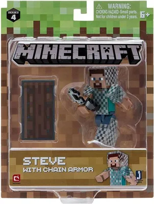 Immagine prodotto di Minecraft figura Steve in cotta di maglia 16493