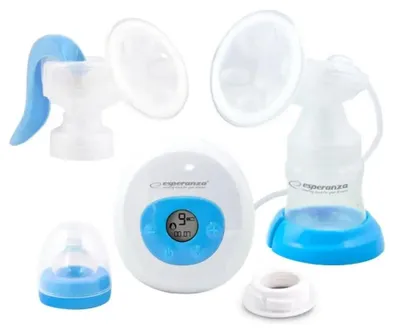 Produktbild von Esperanza 2-in-1-Milchpumpe (elektrische und manuelle Milchpumpe) Gemelos