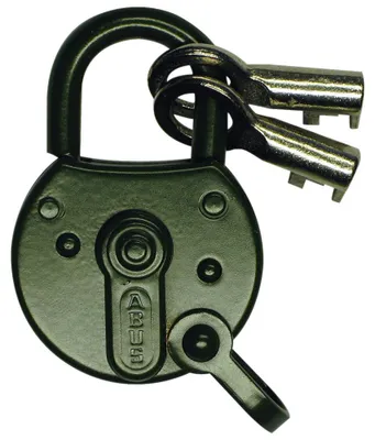 Produktbild von Abus Hangschloss Armeeschloss Bundeswehr oliv, Durchmesser 40 mm (Armeeschloss)