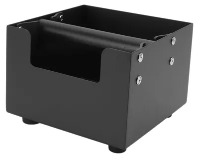 Kaffee-Knockbox aus Edelstahl, 16x16x12 cm, mit Schublade