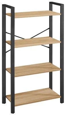 Immagine prodotto di Libreria Industrial Sonoma a 4 Ripiani in Acciaio Nero