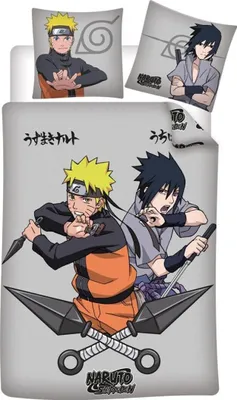 Obrázek produktu pro Jednolůžková přikrývka Naruto Weapons 140 x 200 cm bavlna