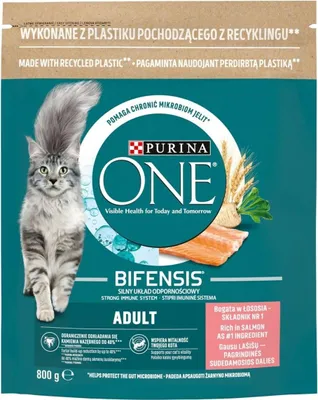Zdjęcie produktu dla Karma Purina ONE Adult Łosoś Pełne Ziarna 800g