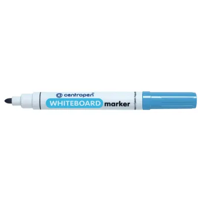 Zdjęcie produktu dla Centropen, whiteboard marker 8559, světle modrý, 10ks, 2.5mm, alkoholová báze, cena za 1ks
